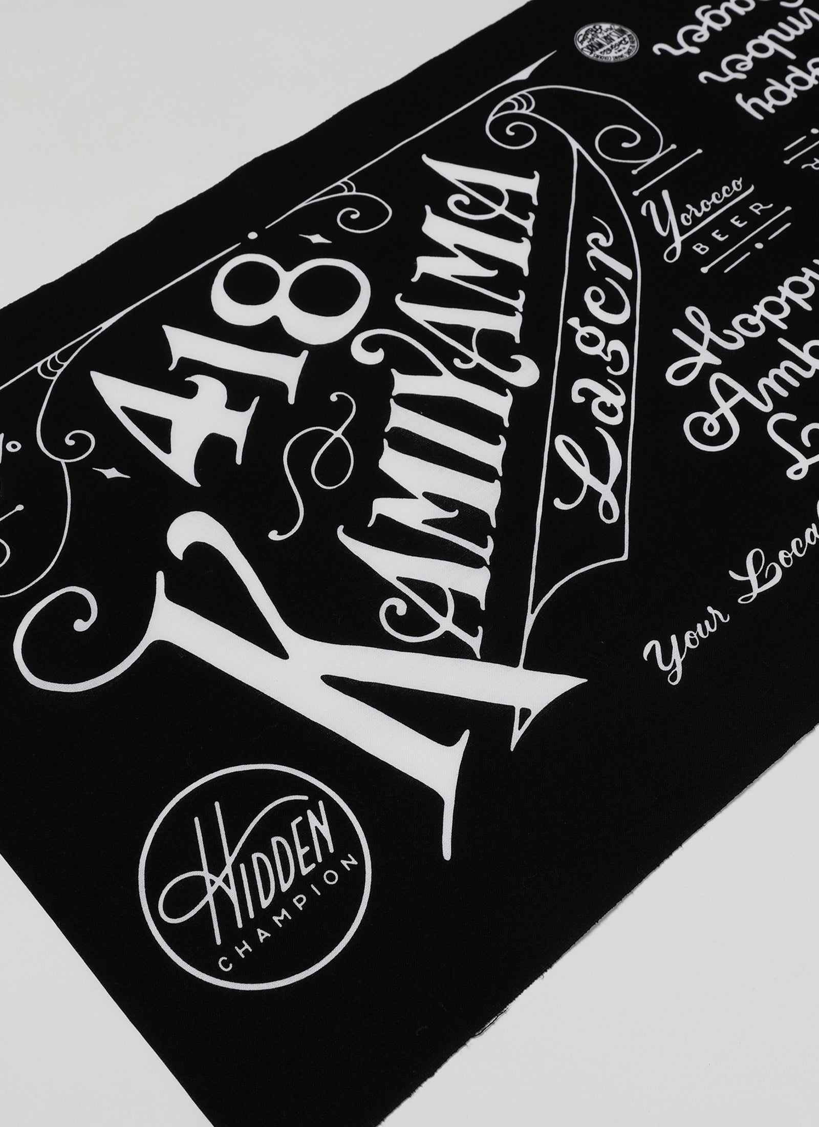 418 KAMIYAMA x Yorocco Beer x Hidden Champion Tenugui