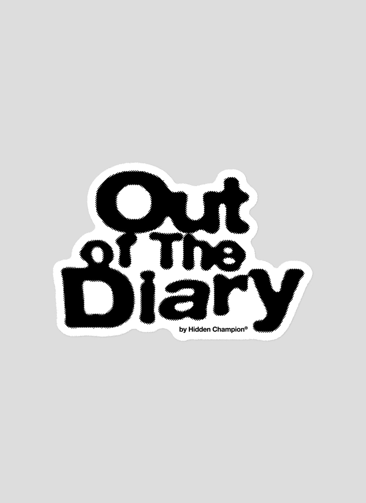 Out Of The Diary Sticker
