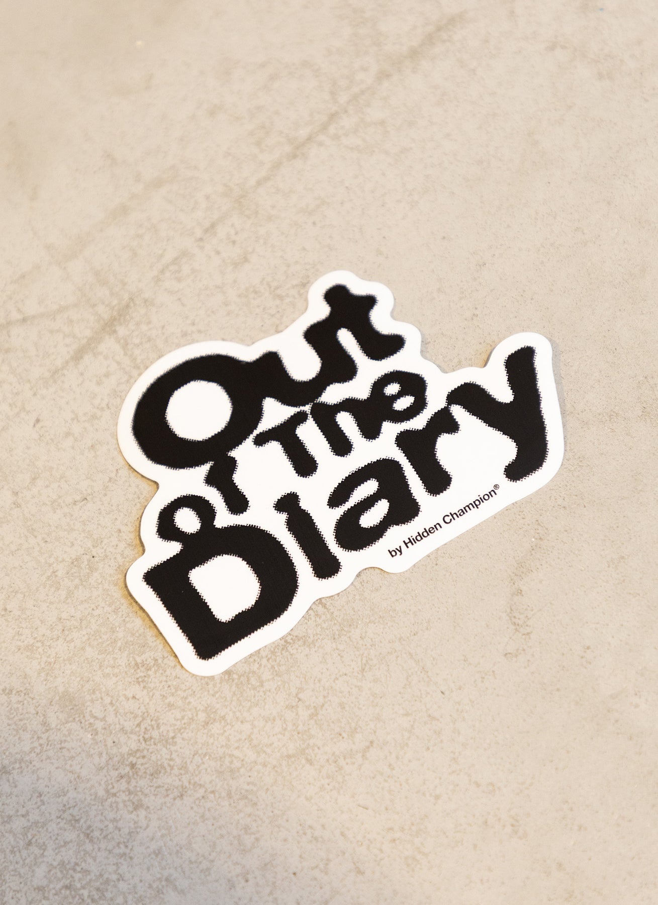 Out Of The Diary Sticker