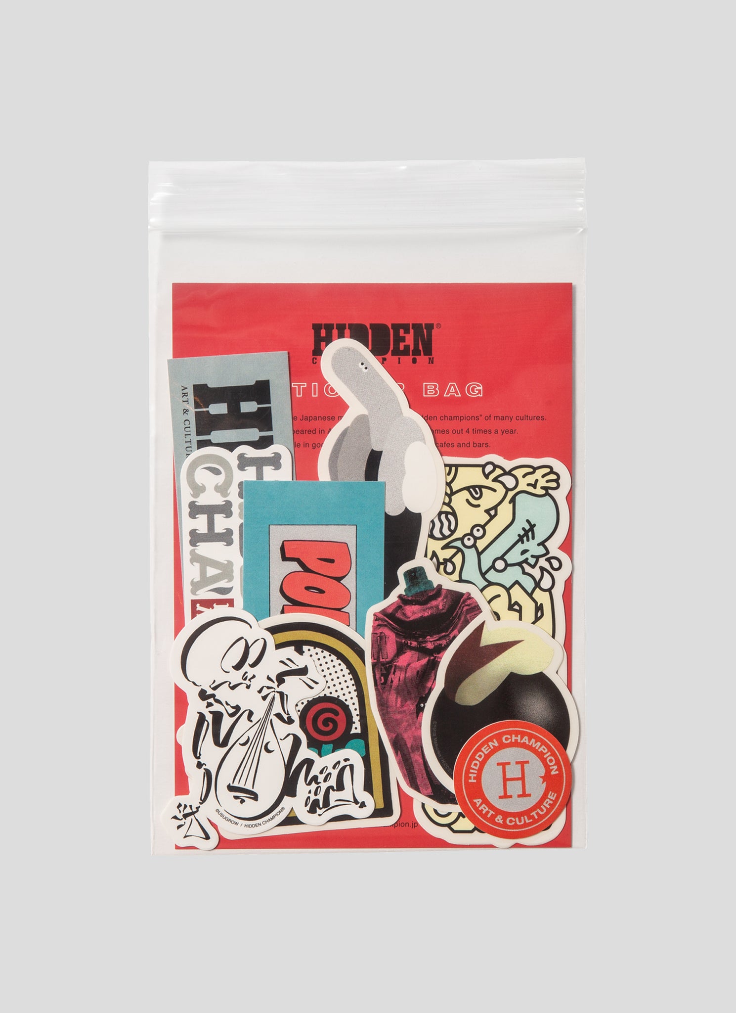 HIDDEN CHAMPION-Sticker Bag 2020